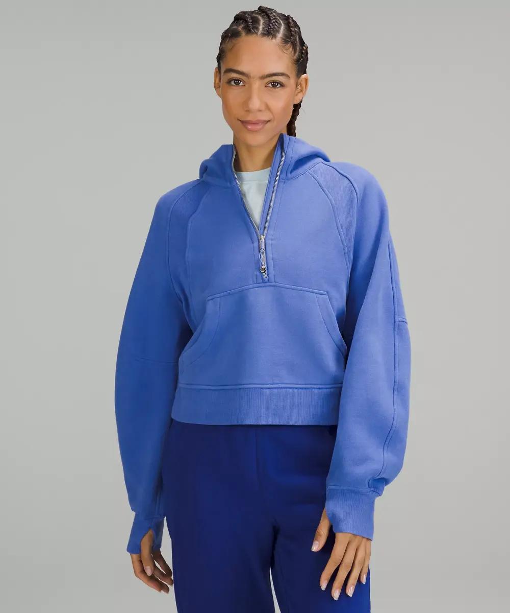Scuba Oversized Half-Zip Hoodie
